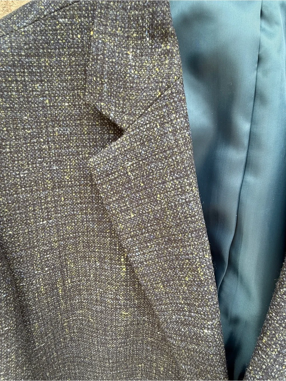 Oak Hill DXL Men's Sport Coat 52 REG Charcoal Grey Reda 1865 Italian Wool Blazer